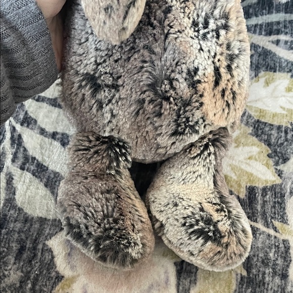JellyCat Plush Brown Bunny Stuffed Animal - Soft Long Ears - Picture 12 of 13